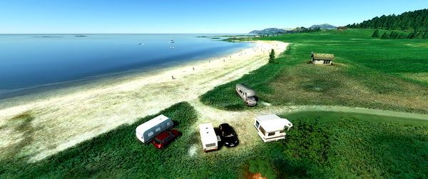 Blimsanden beach and seaport - for Microsoft Flight Simulator