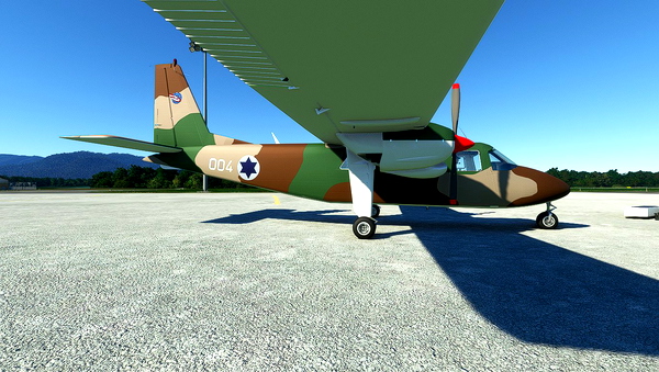 BN2-2A Islander Israeli Defense Force 004 repaint request - for Microsoft Flight Simulator
