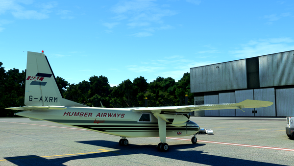 BN2 Islander Humber Airways G-AXRM request - for Microsoft Flight Simulator