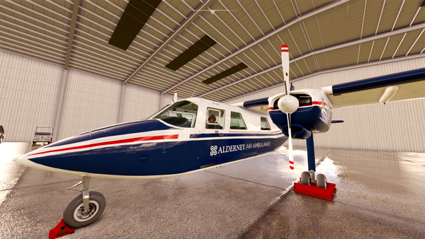 BN2A Islander Alderney Air Ambulance G-ILFA (V2) - for Microsoft Flight Simulator