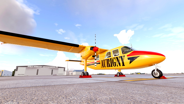 BN2A Islander Aurigny Air Services G-AXDH (V2) - for Microsoft Flight Simulator