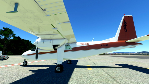 BN2A Islander Talair P2-ISB livery repaint request - for Microsoft Flight Simulator