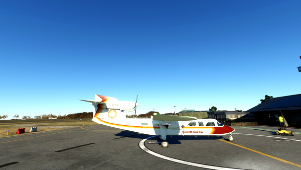 BN2A MK111 Trislander repaint in Burnett Airways VH-BSP Livery - for Microsoft Flight Simulator