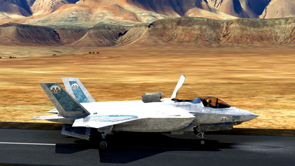 Bo-Katan Kryze's Gauntlet starfighter livery for the F-35B - for Microsoft Flight Simulator