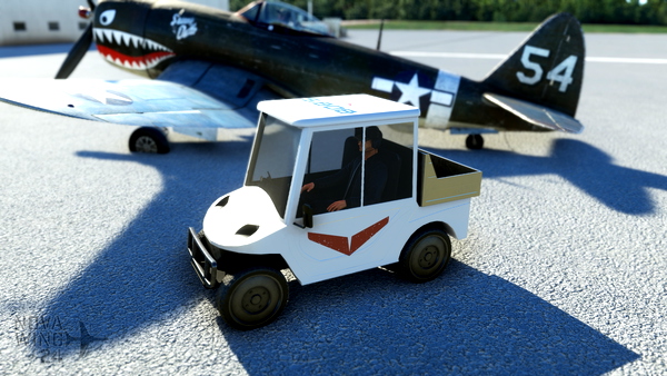 Bob's Aero Service Baggage Buggy - for Microsoft Flight Simulator