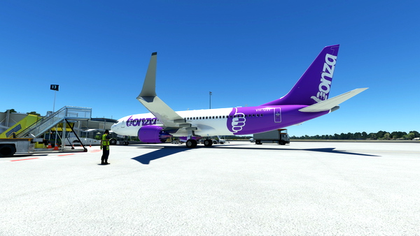 Bonza 737 Max 8 (VH-UJT; Bredok Max 8) - for Microsoft Flight Simulator