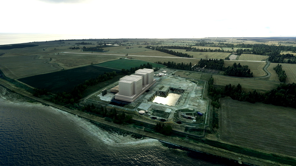Bradwell Nuclear Power Station, Essex - for Microsoft Flight Simulator