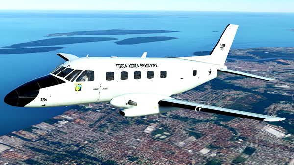 Brazilian Air Force P-95B 7105 ("Bandeirulha") - for Microsoft Flight Simulator