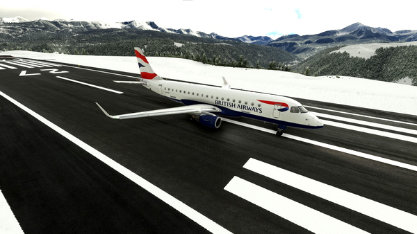 Bristish Airways G-LCYE - FlightSim Studio E-Jets 175 - for Microsoft Flight Simulator