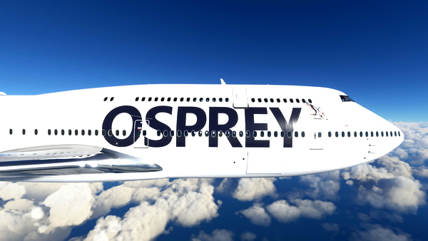 British AvGeek Osprey Salty B747 - for Microsoft Flight Simulator