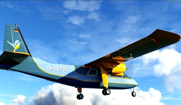 Britten-Norman BN-2 VFR-Flightsimmer D-IVFR - for Microsoft Flight Simulator