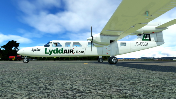 Britten-Norman BN-2A Mk.III-2 Trislander LYDDAIR· Reg: G-BDOT repaint request - for Microsoft Flight Simulator