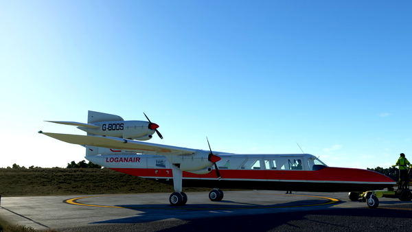 Britten-Norman BN-2A Mk.III-2 Trislander Loganair G-BDOS - for Microsoft Flight Simulator