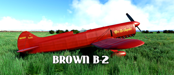Brown B-2 Air Racer - for Microsoft Flight Simulator