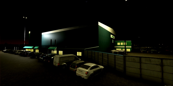 Buffalo Hangar replacement for payware project max CYZF - for Microsoft Flight Simulator