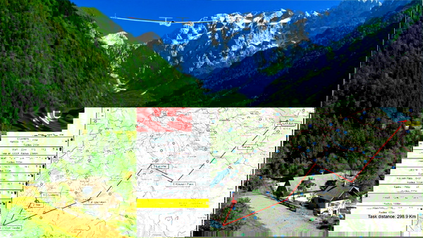 DG808 Berner Alpen300 - for Microsoft Flight Simulator