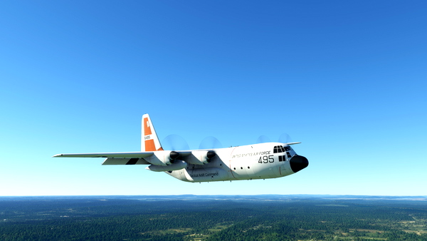C-130 for the Wing Commander of the Little Rock AB - for Microsoft Flight Simulator