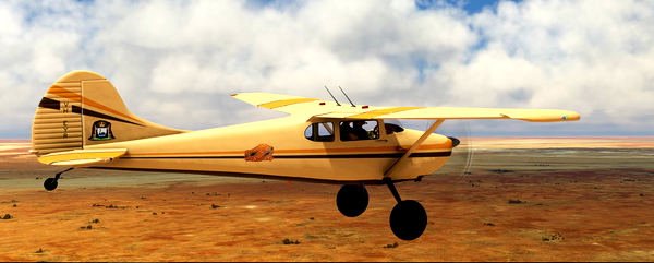 C170B backcountry beige VH-EYR - for Microsoft Flight Simulator