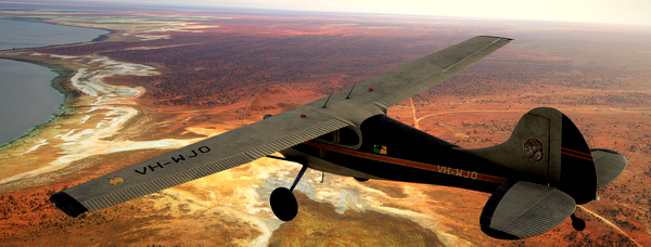 C170B bushwheel brown Weajuggoo - for Microsoft Flight Simulator