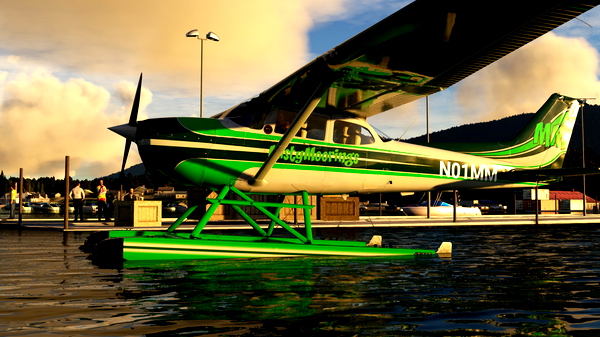 C172 G1000 Wheels and Amphibian RTMM livery - for Microsoft Flight Simulator