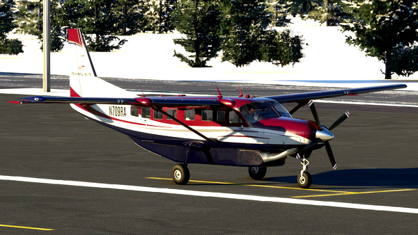C208 Ryan Air Alaska Asobo/Black Square livery - for Microsoft Flight Simulator
