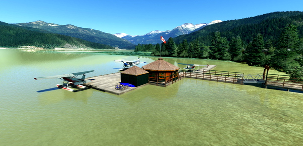 CAE5 Whistler/Green Lake Water Aerodrome Seaplane Base - for Microsoft Flight Simulator