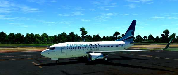 California Pacific B737-700BW N709CA & N710CA - for Microsoft Flight Simulator