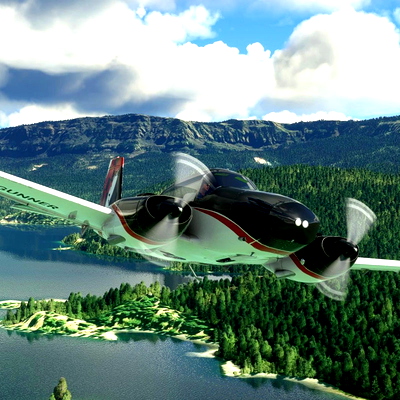 Camair 480 Twin Navion - for Microsoft Flight Simulator