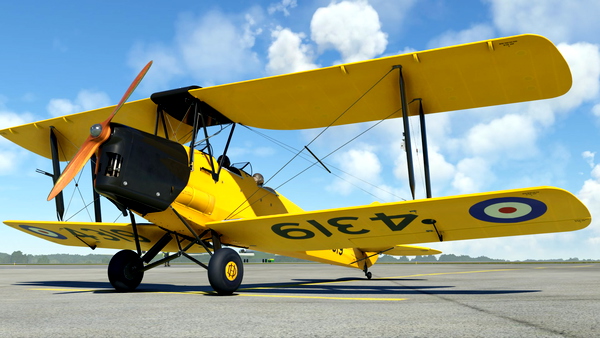 Canadian Tiger Moth CF-GTU - for Microsoft Flight Simulator