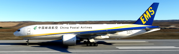 Captain Sim B777F- China Postal-B221X - for Microsoft Flight Simulator