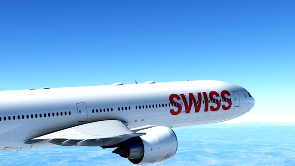 Captain Sim Boeing 777-300ER SWISS HB-JNC 4K - for Microsoft Flight Simulator