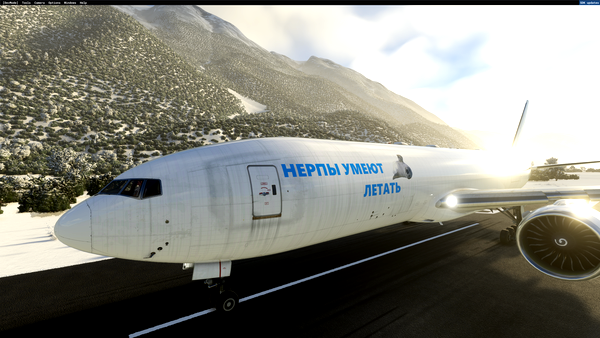 ! НЕРПЫ УМЕЮТ ЛЕТАТЬ ! Captain sim Boeing 777F ! NERPS CAN FLY ! - for Microsoft Flight Simulator
