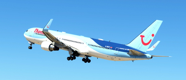 Captainsim 767-304ER Thomson Airways G-OBYE - for Microsoft Flight Simulator
