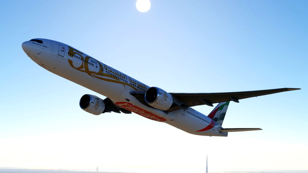 CS B777-300ER Emirates 'Year of the Fiftieth' New Tail - for Microsoft Flight Simulator