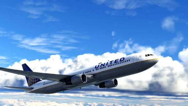 CaptainSim Boeing 767-300ER United Airlines N652UA - for Microsoft Flight Simulator