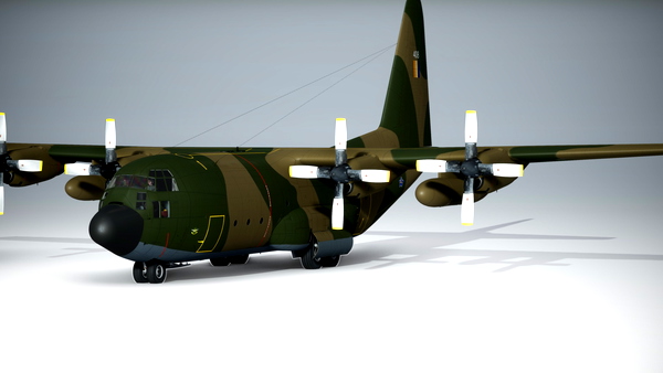 Captainsim C-130(South African Air Force)Camouflaged "408" - for Microsoft Flight Simulator