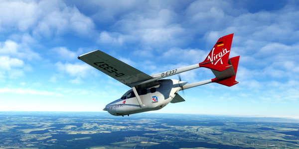 Carenado Cessna Skymaster II 337 Virgin Atlantic - for Microsoft Flight Simulator