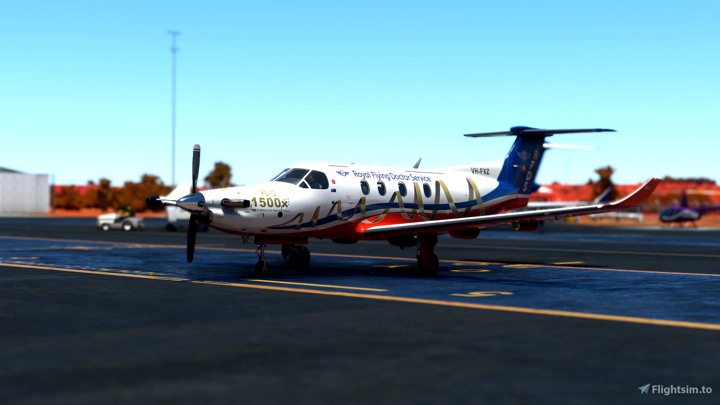 Carenado PC12 RFDS Special Edition (VHFXZ) pro Microsoft Flight
