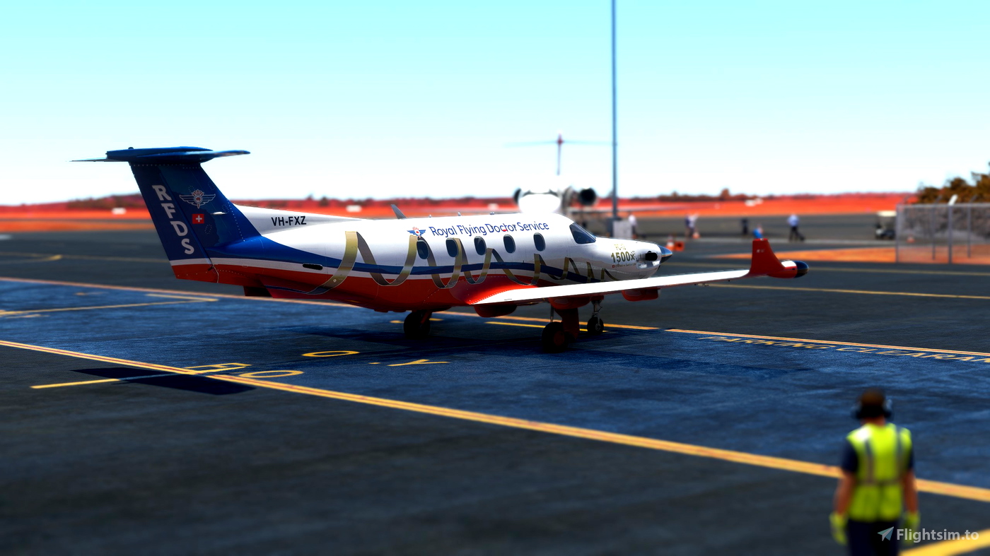 Carenado PC12 RFDS Special Edition (VHFXZ) pro Microsoft Flight