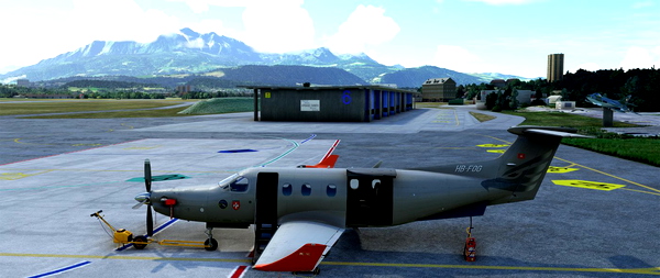 Carenado Pilatus PC-12 "HB-FOG" ArmaSuisse - for Microsoft Flight Simulator