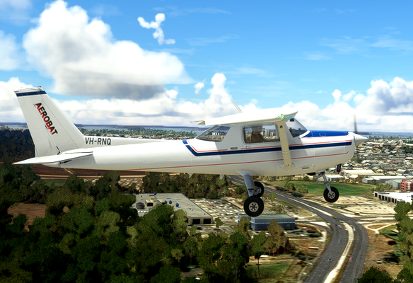 Cessna 152 VH-RNQ Royal Newcastle Aero Club - for Microsoft Flight Simulator