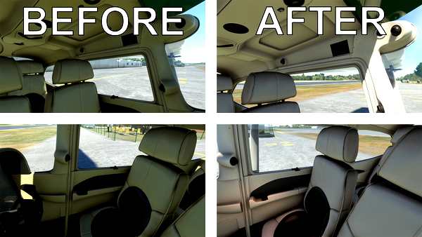 Cessna 172 G1000 - Realistic Interior Colors - for Microsoft Flight Simulator