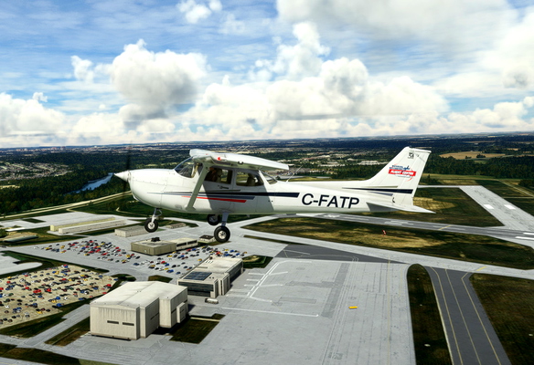 Cessna 172 C-FATP Wellington Waterloo Flight Center - for Microsoft Flight Simulator