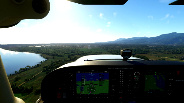 CESSNA 172 VALDERA/CAPANNOLI to BASTIA PORETTA WITH REAL ATC AUDIO - for Microsoft Flight Simulator