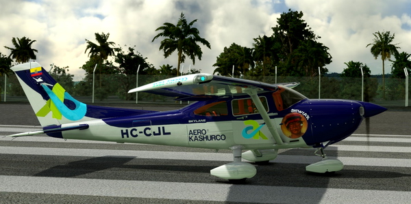 Cessna 182 HC-CJL Aerokashurko - for Microsoft Flight Simulator