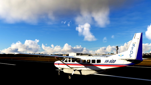 Cessna 208 repaint as RFDS VH-NQD - for Microsoft Flight Simulator