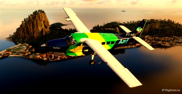 Cessna 208B Caravan Blacksquare AZUL Linhas aéreas ''Azul Brasil'' PT-MEJ - for Microsoft Flight Simulator