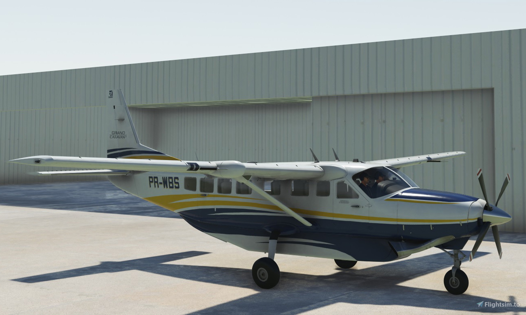 Cessna 208B Grand Caravan EX (PR-WBS) For Microsoft Flight Simulator | MSFS