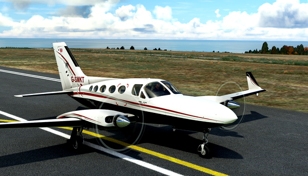 Cessna 414A Chancellor G-SMKT - for Microsoft Flight Simulator