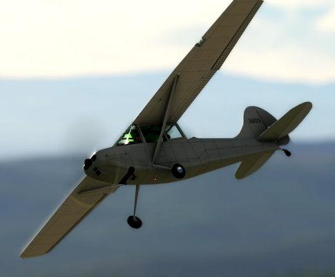 Cessna Bird Dog O-1A Raven FAC - for Microsoft Flight Simulator